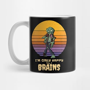 Halloween Zombie funny Brains Mug